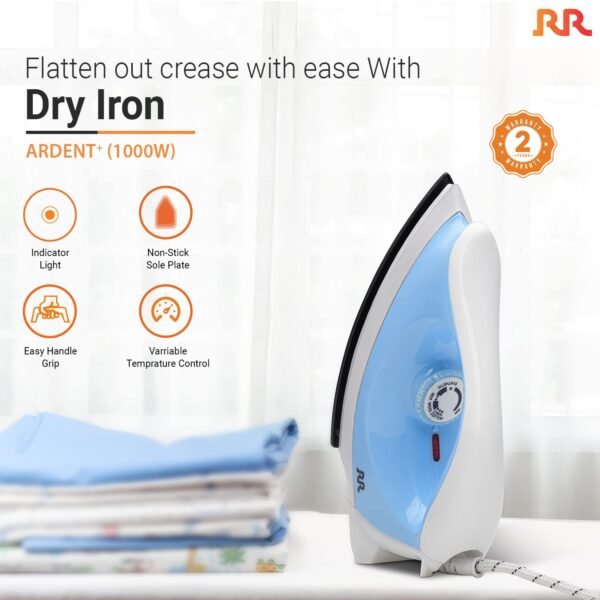 RR Dry Iron Ardent Plus 1000W (Multicolor) - Image 2