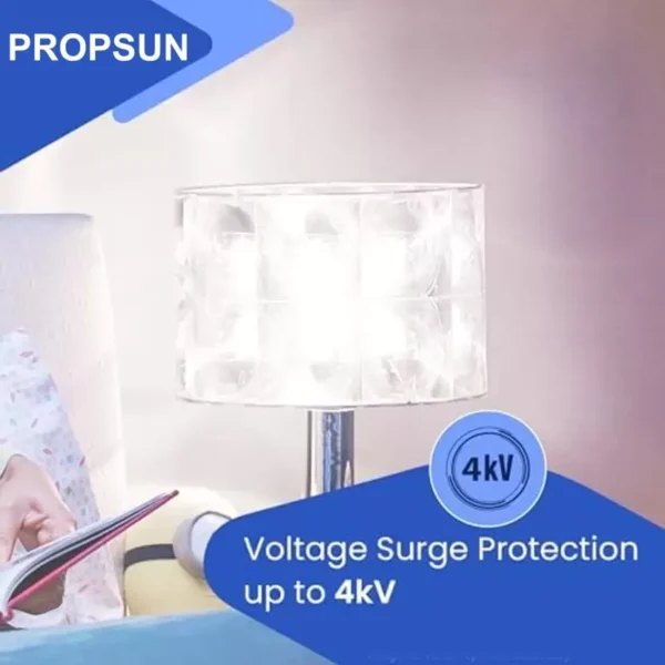 PROPSUN 9W B22 D LED Bulb (White, Pack of 10) - Image 3