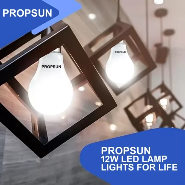 PROPSUN 9W B22 D LED Bulb (White, Pack of 10) - Image 2
