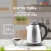 LIGHTFLAME 1.5L Electric Kettle – Stainless Steel, Boiling, Tea, Coffee, Noodles & Soup | Dry Boil & Overheat Protection - Image 5