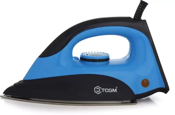 TCGM GMX-300 1000W Dry Iron with Indicator Light & Extra Long Wire (Blue, Black)